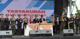 Upacara Puncak Peringatan Hari Ulang Tahun Bhayangkara Ke-79 Tahun 2025